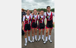 Médaille de bronze au championnat de France bateaux longs en 4 mixte U19